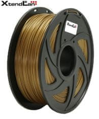 XtendLan PLA filament 1,75 mm zlatý 1kg