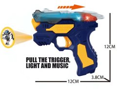 Wiky Vesmírna pištoľ s projektorom a efektami 12cm