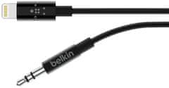 Belkin kábel Lightning/3,5mm jack, 0,9m, čierny, AV10172bt03-BLK