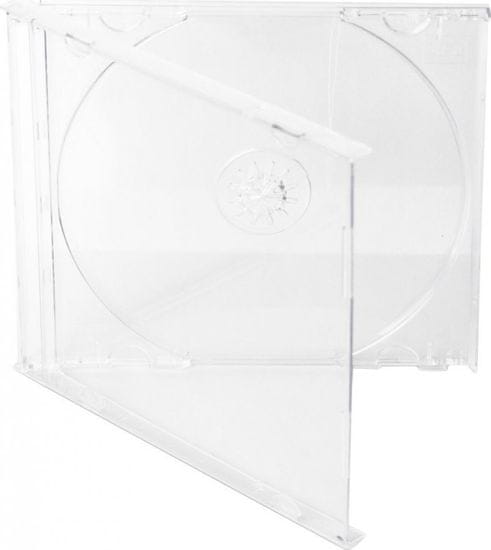 Cover IT box jewel + tray/ plastový obal na CD/ 10mm/ čirý/ 10pack