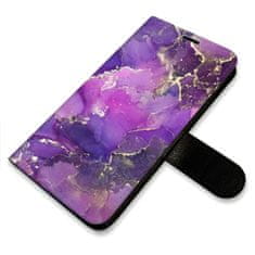 iSaprio Flipové puzdro - Purple Marble pre Xiaomi Redmi Note 11 / Note 11S