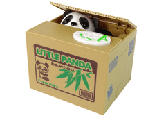 Lean-toys Box na peniaze Panda sa učí zachraňovať bambus