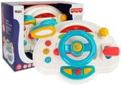 Lean-toys Interaktívne zvukové svetlo na volante pre deti