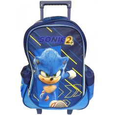GIM Chlapčenský batoh na kolieskach Ježko Sonic