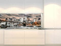 Dimex fototapety do kuchyne, samolepiace KI-180-117 Nočný Manhattan 60 x 180 cm