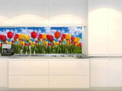 Dimex fototapety do kuchyne, samolepiace KI-180-131 Pole tulipánov 60 x 180 cm