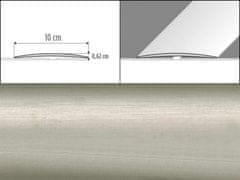 Effector Prechodové lišty A72 - SAMOLEPIACE šírka 10 x výška 0,62 x dĺžka 100 cm - inox