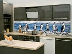 Dimex fototapety do kuchyne, samolepiace KI-260-112 Tučniaky 60 x 260 cm