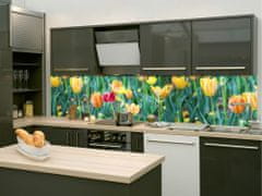 Dimex fototapety do kuchyne, samolepiace KI-260-122 Tulipány 60 x 260 cm