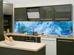 Dimex fototapety do kuchyne, samolepiace KI-260-158 Modrý abstrakt 60 x 260 cm