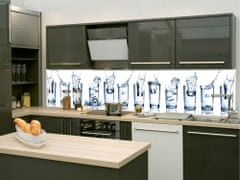 Dimex fototapety do kuchyne, samolepiace KI-260-162 Poháre vody 60 x 260 cm