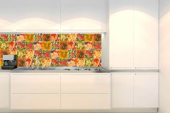 Dimex fototapety do kuchyne, samolepiace KI-180-166 Mozaika rastlín 60 x 180 cm