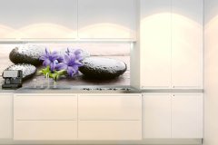 Dimex fototapety do kuchyne, samolepiace KI-180-173 Kamene a kvety 60 x 180 cm