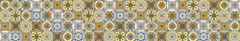 Dimex fototapety do kuchyne, samolepiace KI-260-164 Retro mozaika 60 x 260 cm
