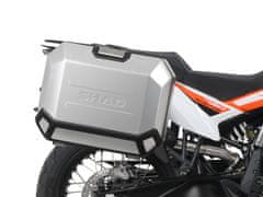 SHAD Kompletná sada bočných hliníkových kufrov TERRA, 36/47 litrový bočné kufre, vrátane montážnej sady SHAD KTM Adventure 790 (R)