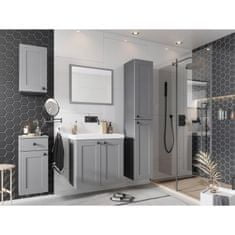 Veneti Kúpeľňový nábytok s umývadlom SYKE 1 - šedý + sifón a batéria Platino ZDARMA