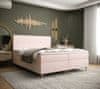 Kontinentálna manželská posteľ ANGELES - 160x200, ružová