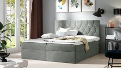 Veneti Americká dvojlôžková posteľ 160x200 SENCE 1 - šedá + topper ZDARMA