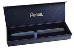 Pentel Guľôčkové pero "EnerGel BL-2507", modrá, 0,35 mm, otočný mechanizmus, kovové, matne modré telo, BL2507C-CK