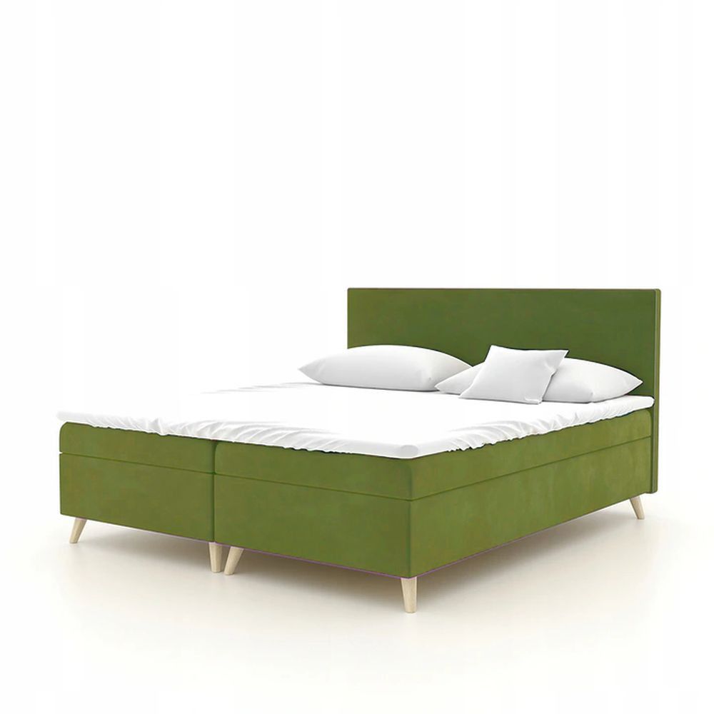 Veneti Čalúnená posteľ BLAIRE - 140x200, zelená