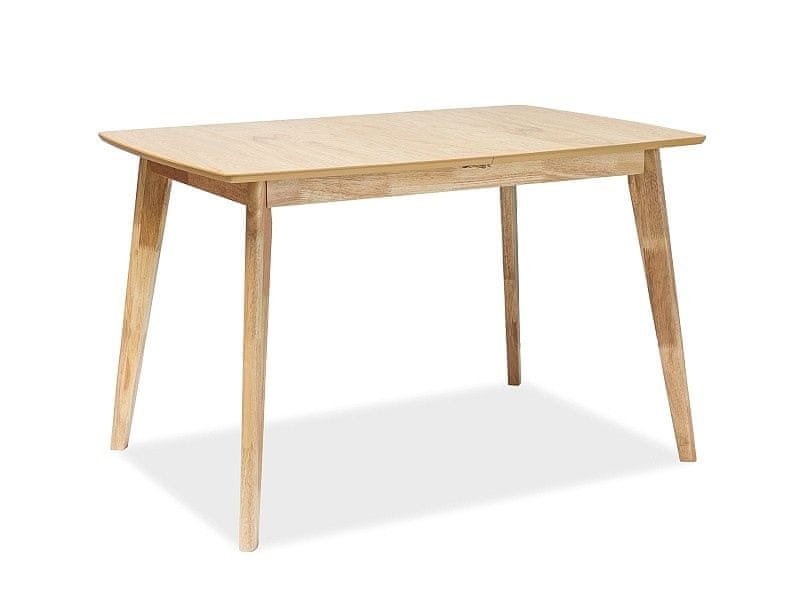 Veneti Rozkladací jedálenský stôl PAVOL - 120x80 cm, dub