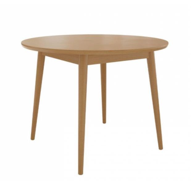 Veneti Okrúhly stôl do kuchyne NOWEN 2 - prírodné drevo
