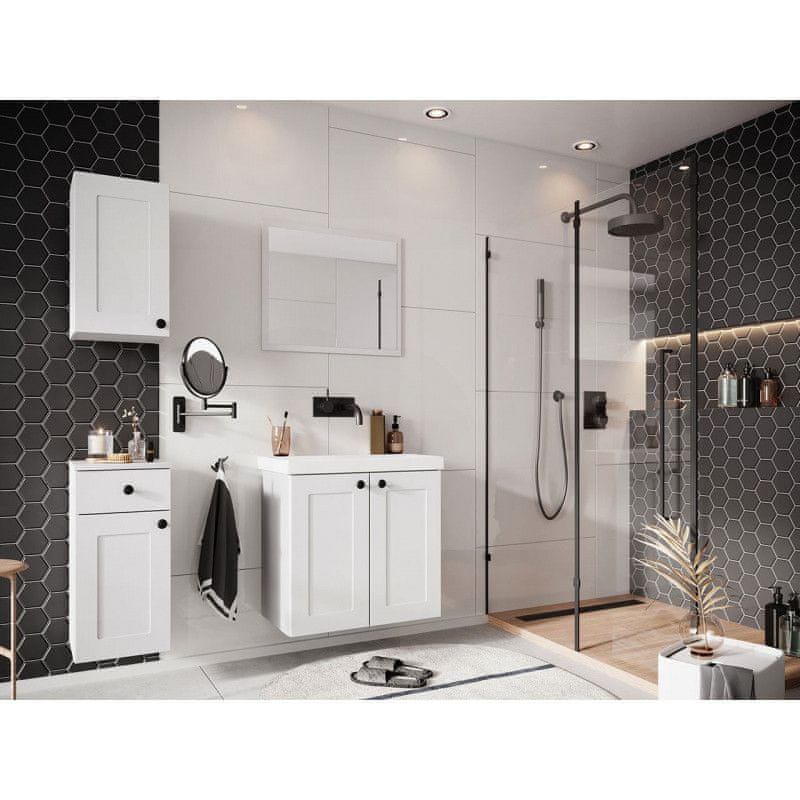 Veneti Kúpeľňový nábytok s umývadlom SYKE 3 - biely