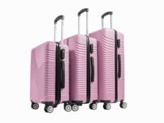 Aga Travel Sada cestovných kufrov MR4654 Ružová