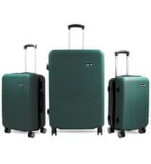 Aga Travel Sada cestovných kufrov MR4651 Tmavo zelená