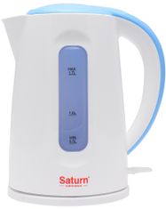 Saturn Plastová rýchlovarná kanvica ST-EK8439U White/Blue