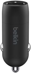Belkin Boost Charge nabíjačka do auta USB-A 18 W, čierna, CCA002btBK