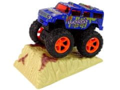 Lean-toys Monster Truck Big Foot gumové pneumatiky rampa