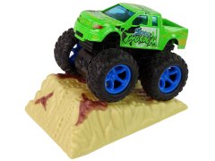 Lean-toys Monster Truck Big Foot gumové pneumatiky rampa