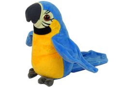 Lean-toys Interaktívny hovoriaci modrý papagáj opakujúci slová