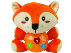 Lean-toys Interaktívne vzdelávacie melódie Orange Fox Sound Lullaby