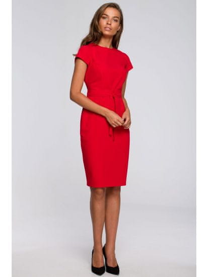 Style Stylove Dámske mini šaty Helaiflor S239 červená