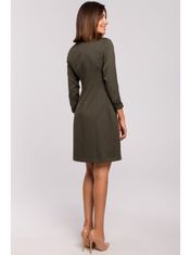 Style Stylove Dámske mini šaty Nifar S217 khaki L