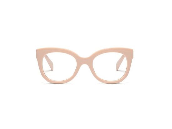 ShopJK Retro krémové slnečné okuliare ok130k