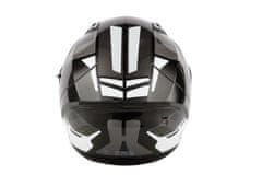 MAXX FF 985 extra veľká 3XL integrálna helma so slnečnou clonou čierno strieborná