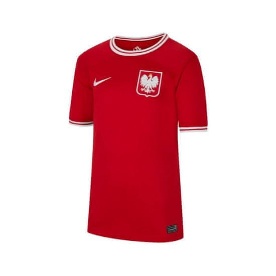 Nike Tričko výcvik červená Polska Stadium Jsy Home JR