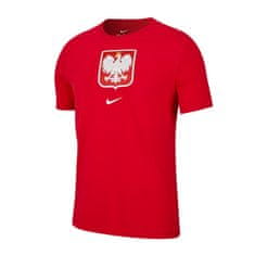 Nike Tričko výcvik červená L Polska Crest