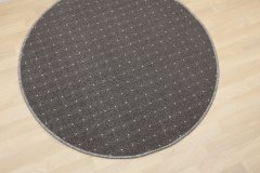 Kusový koberec Udinese hnedý kruh 57x57 (priemer) kruh