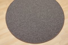 Vopi Kusový koberec Porto hnedý kruh 57x57 (priemer) kruh