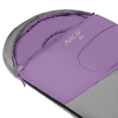 NILLS CAMP spací vak NC2008 sivo-fialový