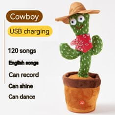 Dali Tancujúci kaktus, spieva, opakuje a prehráva hudbu - Mexiko 11