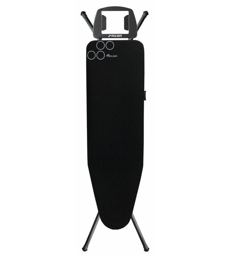Rolser Žehliaca doska K-S BLACK TUBE S, 110×32 cm, čierna