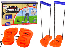 Lean-toys Stepper Set chôdze pre deti Orange