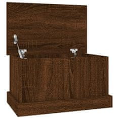 Vidaxl Úložný box hnedý dub 50x30x28 cm spracované drevo