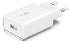 Belkin USB-A nabíjačka 3.0, 18W, WCA001vfWH