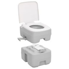 Vidaxl Prenosná kempingová toaleta a súprava umývadla